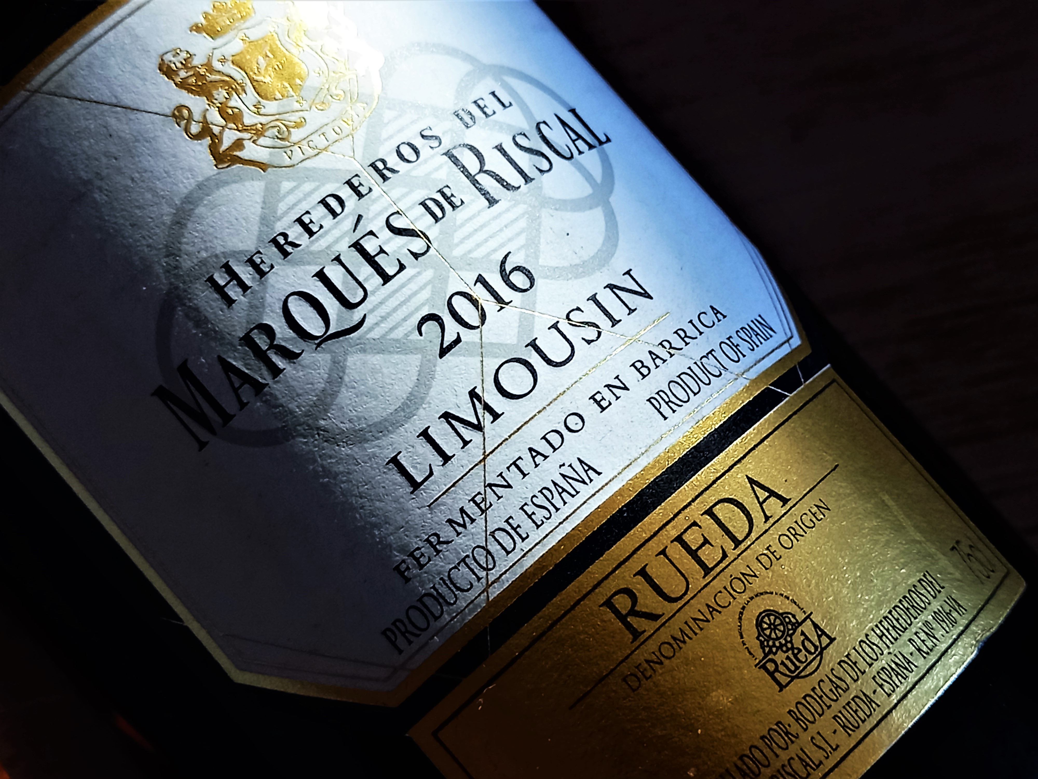 Marqués de Riscal Limousin Reserva Rueda 2016
